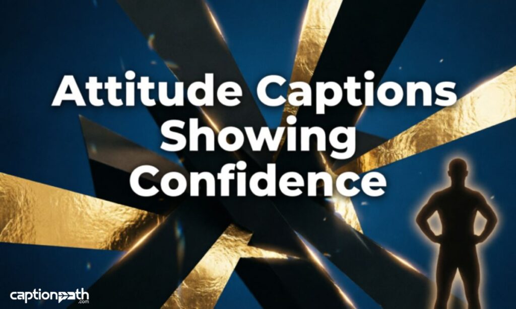 Attitude Captions Showing Confidence