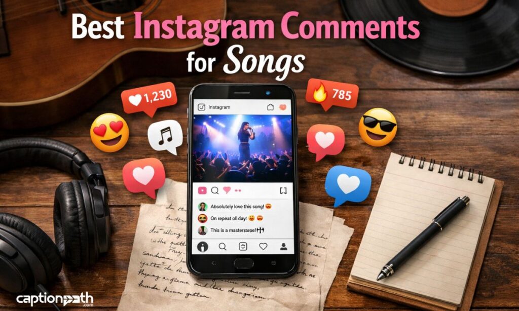 Best Instagram Comments for Songs
