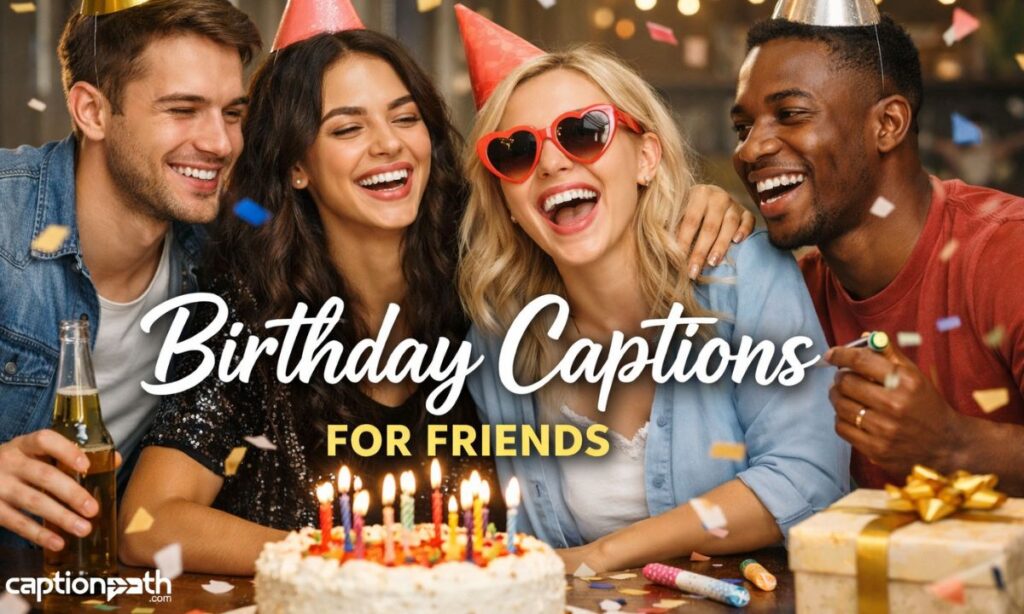 Birthday Captions for Friends