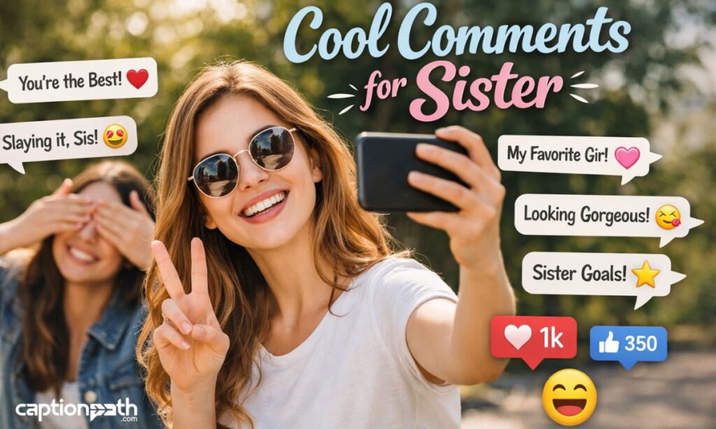 Cool Comments for Sister