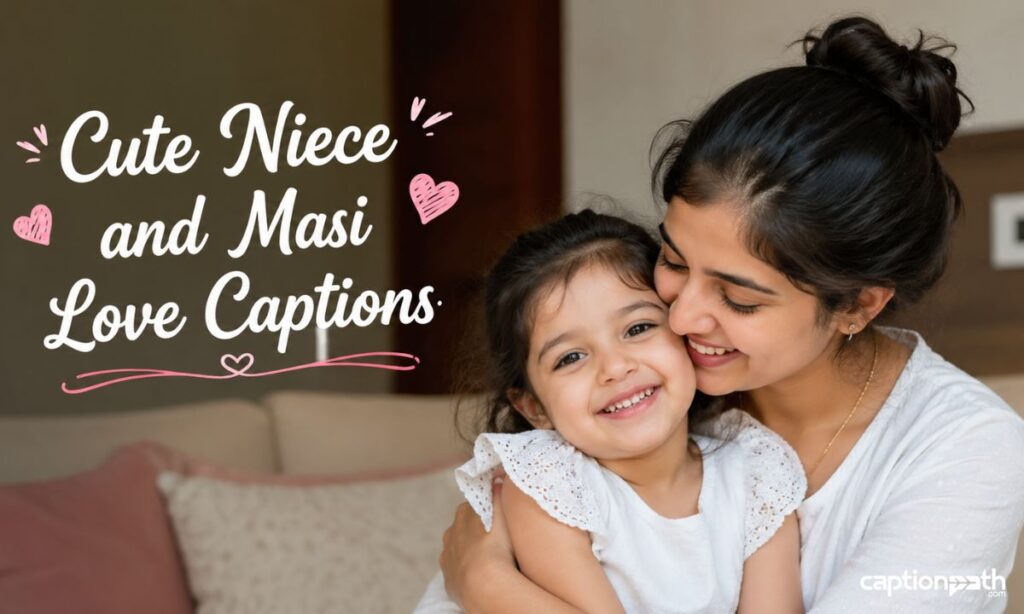 Cute Niece and Masi Love Captions