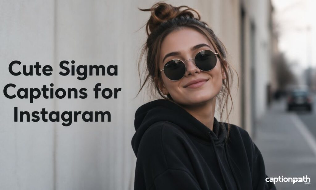 Cute Sigma Captions for Instagram