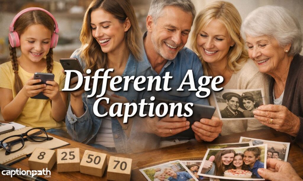 Different Age Captions