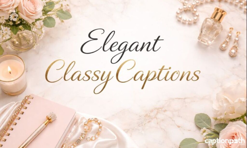 Elegant Classy Captions