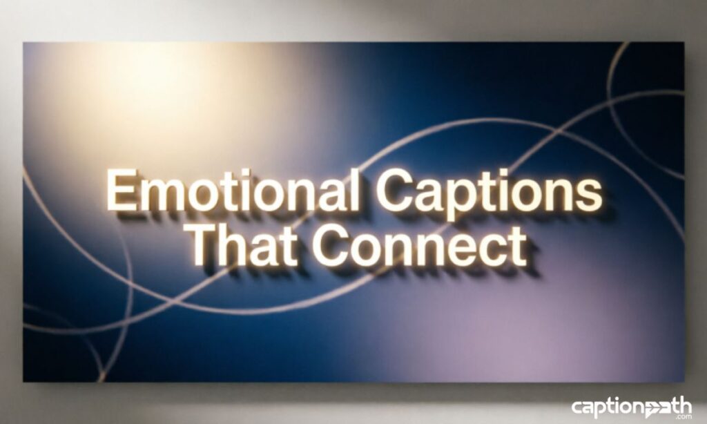 Emotional Captions That Connect