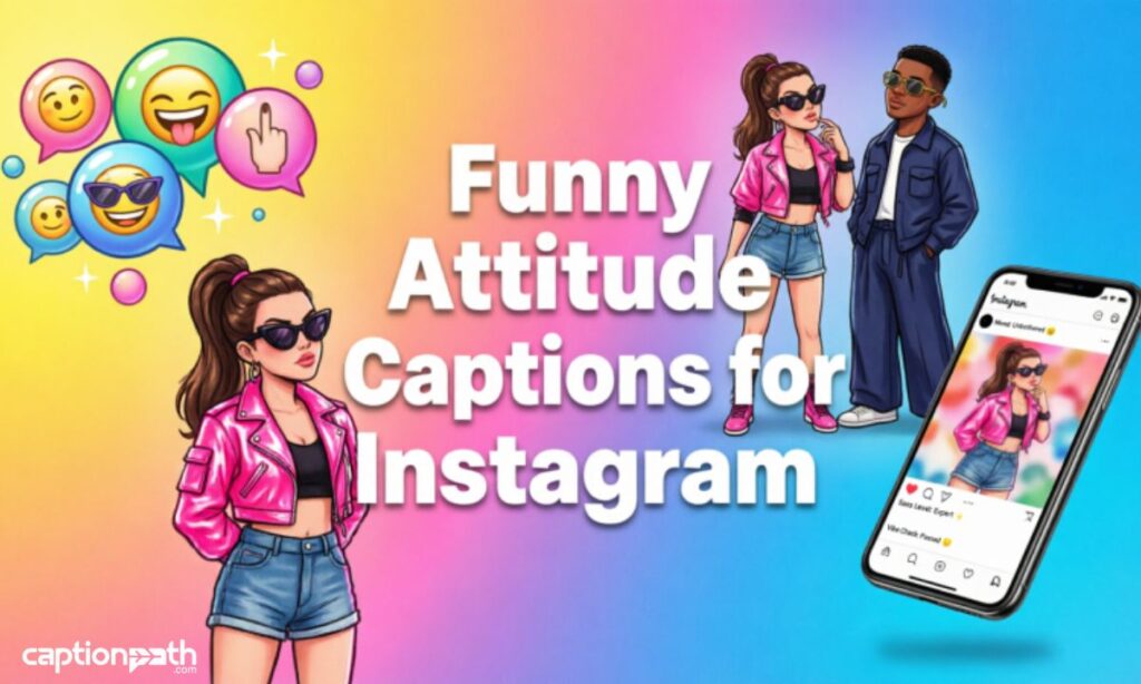 Funny Attitude Captions for Instagram