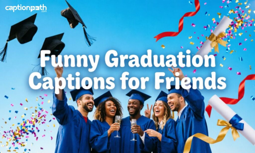 Funny Graduation Captions for Friends