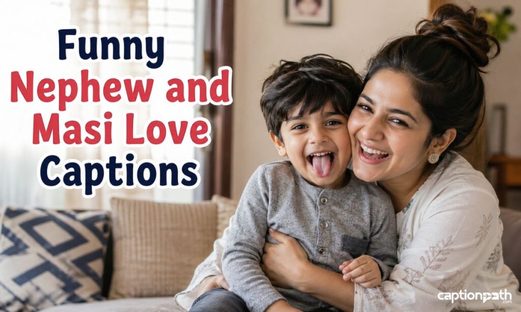 Funny Nephew and Masi Love Captions