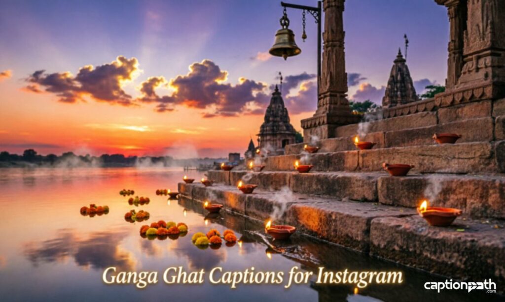 Ganga Ghat Captions for Instagram