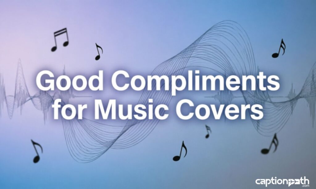 Good Compliments for Music Covers