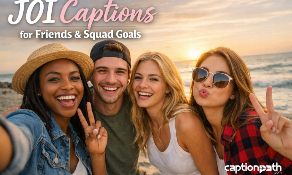 JOI Captions for Friends & Squad Goals