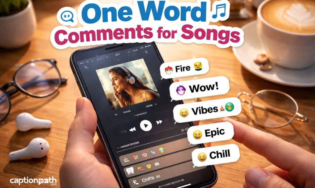 One Word Comments for Songs