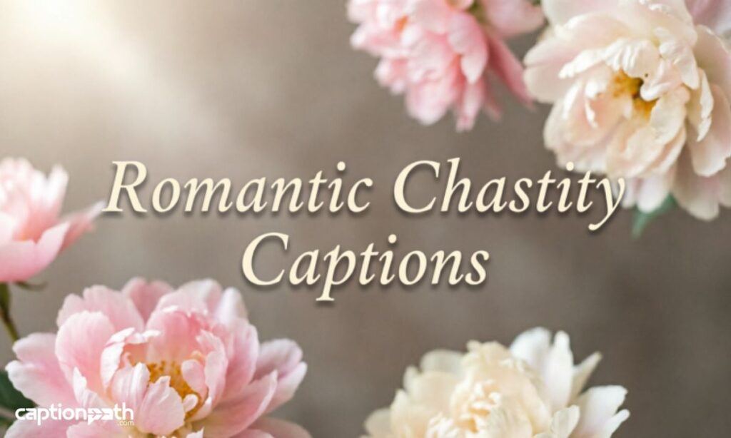 Romantic Chastity Captions