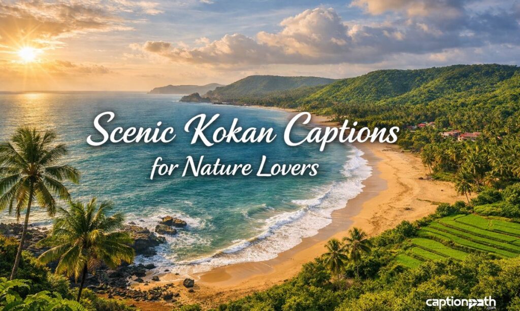 Scenic Kokan Captions for Nature Lovers