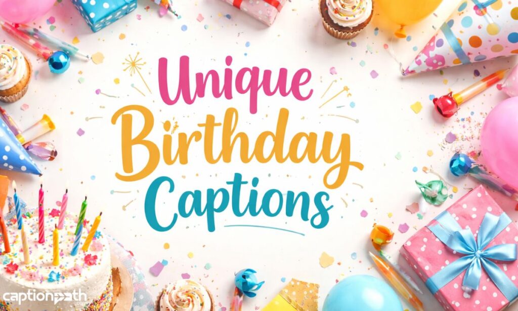 Unique Birthday Captions