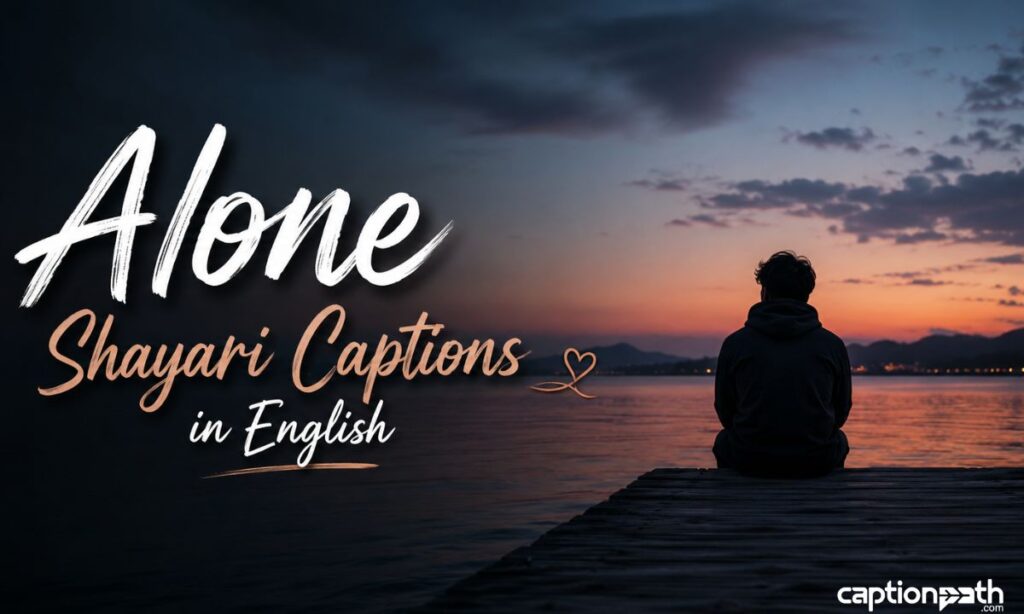 Alone Shayari Captions in English