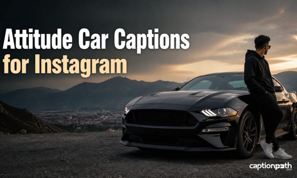 Attitude Car Captions for Instagram
