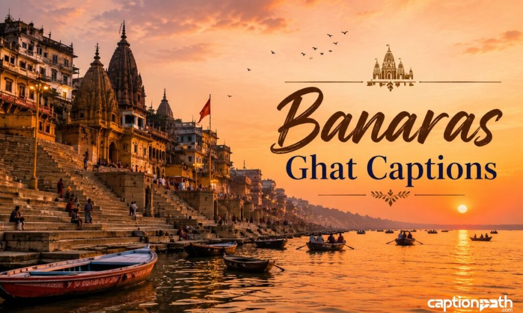 Banaras Ghat Captions