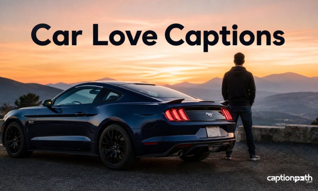 Car Love Captions