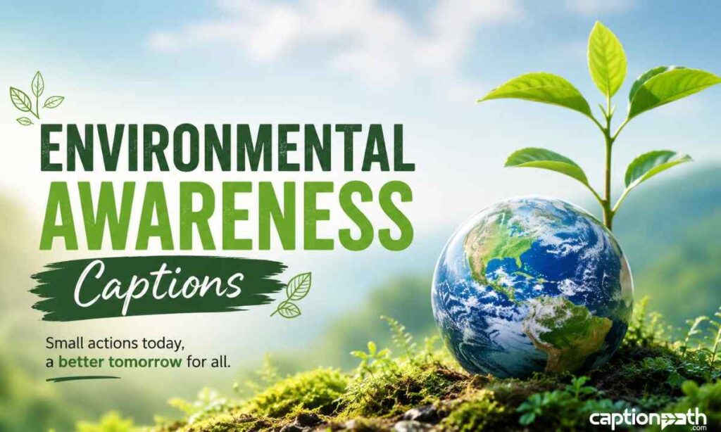 Environmental Awareness Captions