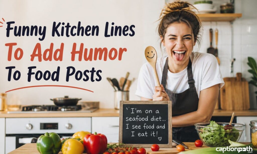 Funny Kitchen Lines To Add Humor To Food Posts