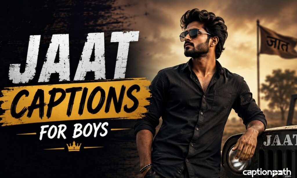 Jaat Captions for Boys