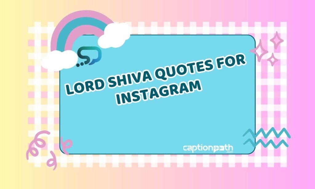 Lord Shiva Quotes for Instagram