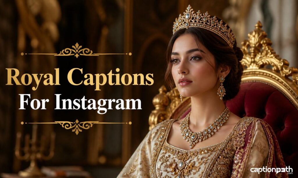 Royal Captions For Instagram