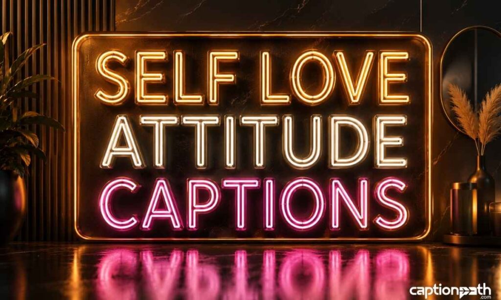 Self Love Attitude Captions