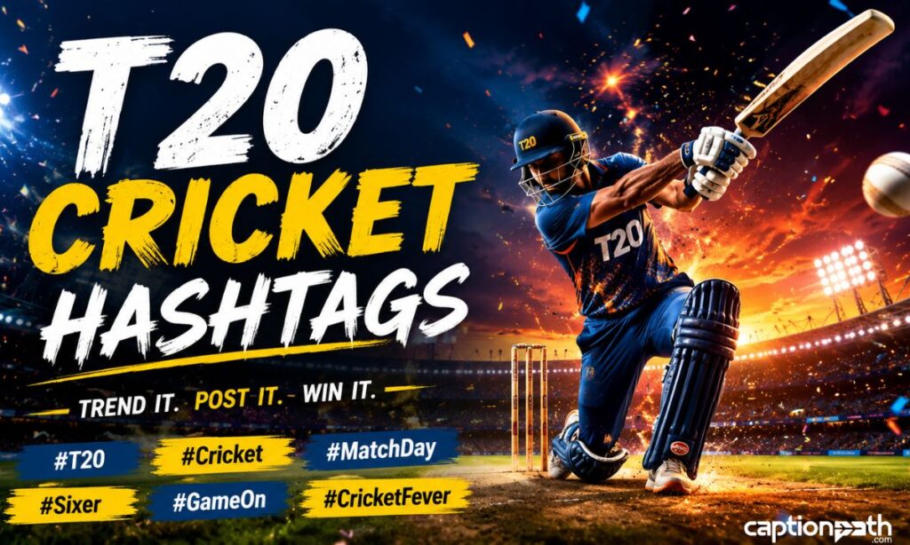 T20 Cricket Hashtags