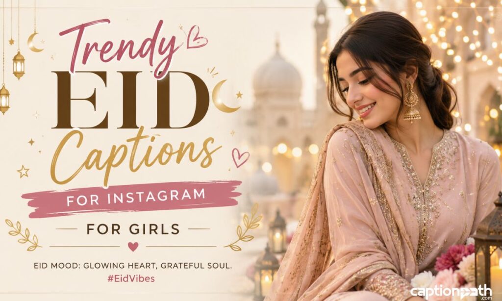 Trendy Eid Captions for Instagram for Girls
