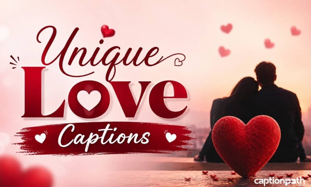Unique Love Captions