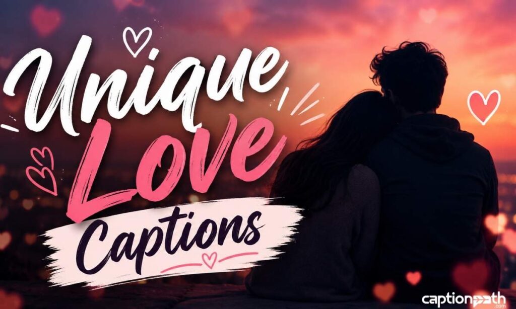 Unique Love Captions