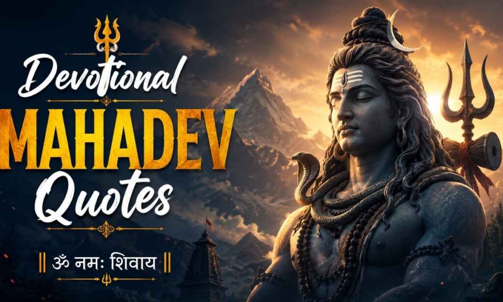 Devotional Mahadev Quotes