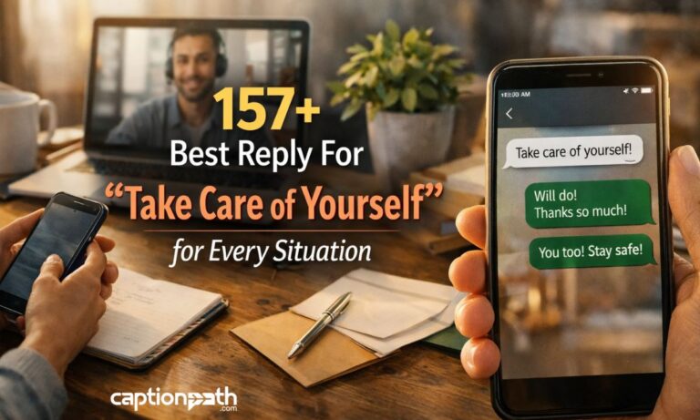 157+ Best Reply For Take Care of Yourself for Every Situation