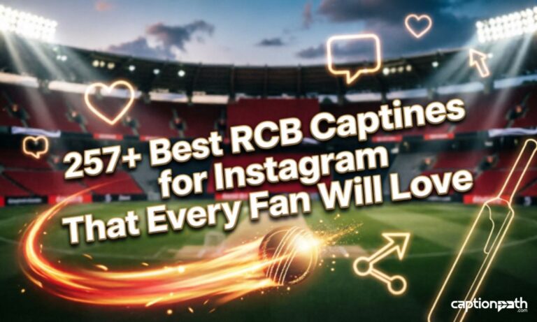 Best RCB Captions for Instagram That Every Fan Will Love
