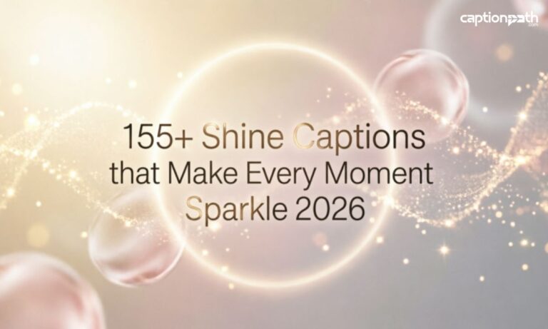 Shine Captions that Make Every Moment Sparkle 2026