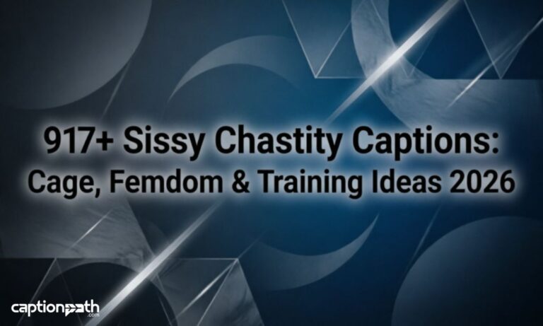 Sissy Chastity Captions Cage, Femdom & Training Ideas 2026