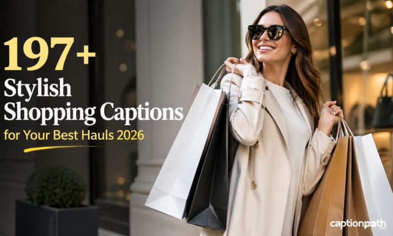 Stylish Shopping Captions for Your Best Hauls 2026