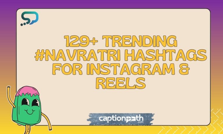 Trending #Navratri Hashtags for Instagram & Reels