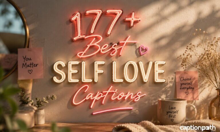 177+ Best Self Love Captions