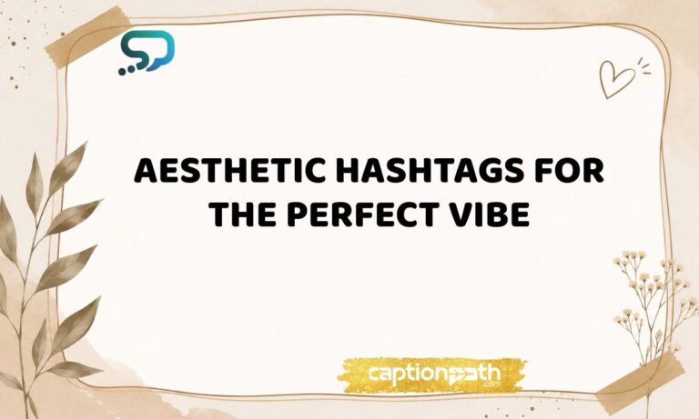 Aesthetic Hashtags for the Perfect Vibe
