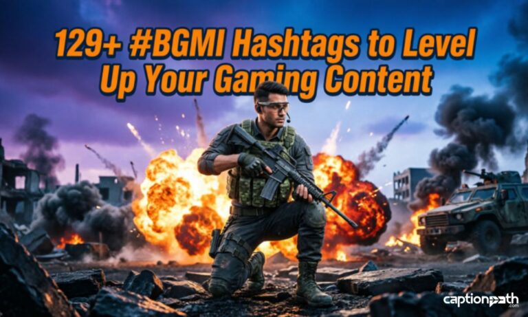 #BGMI Hashtags to Level Up Your Gaming Content