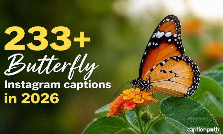 Butterfly Instagram captions in 2026