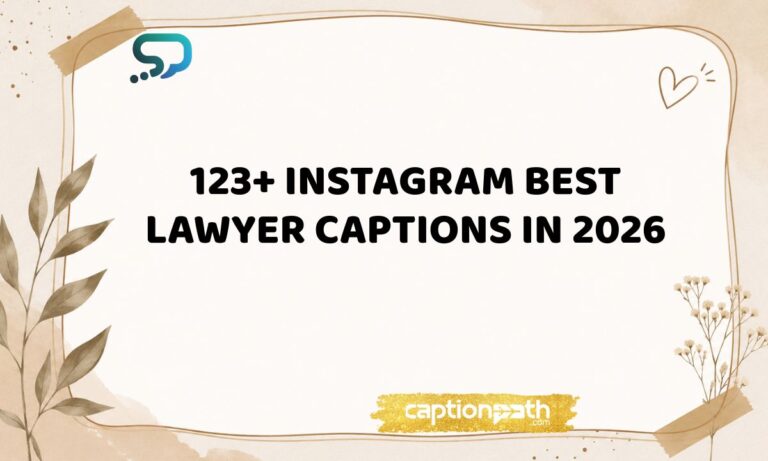 Instagram best lawyer captions in 2026