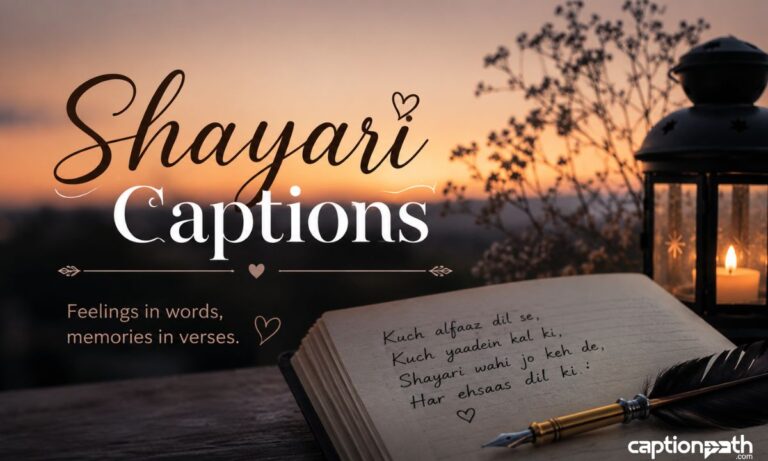 Shayari Captions in English