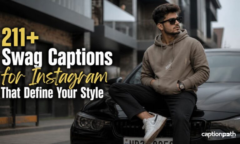Swag Captions for Instagram That Define Your Style