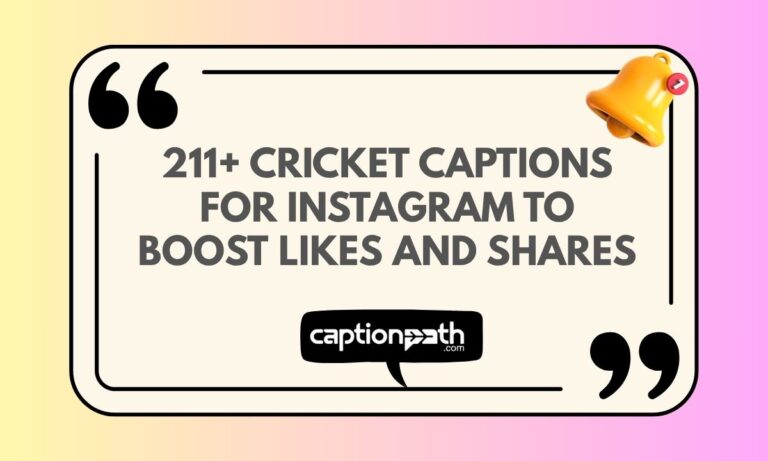 Cricket Captions For Instagram to Boost Likes and Shares