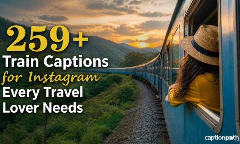 Train Captions for Instagram Every Travel Lover Needs