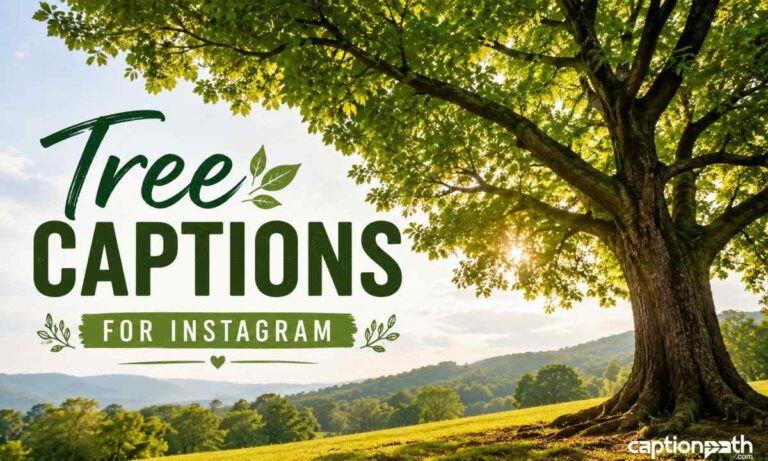 Tree Captions for Instagram That Feel Natural & Fresh